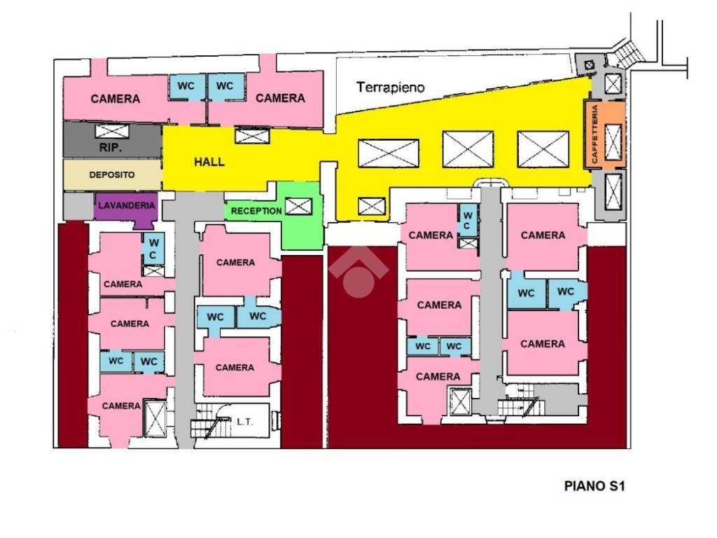 intera palazzina in vendita a Roma in zona Esquilino