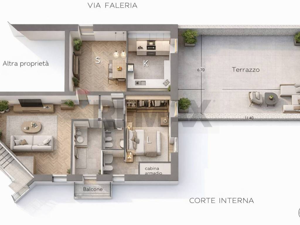 appartamento in vendita a Roma in zona Appio Latino