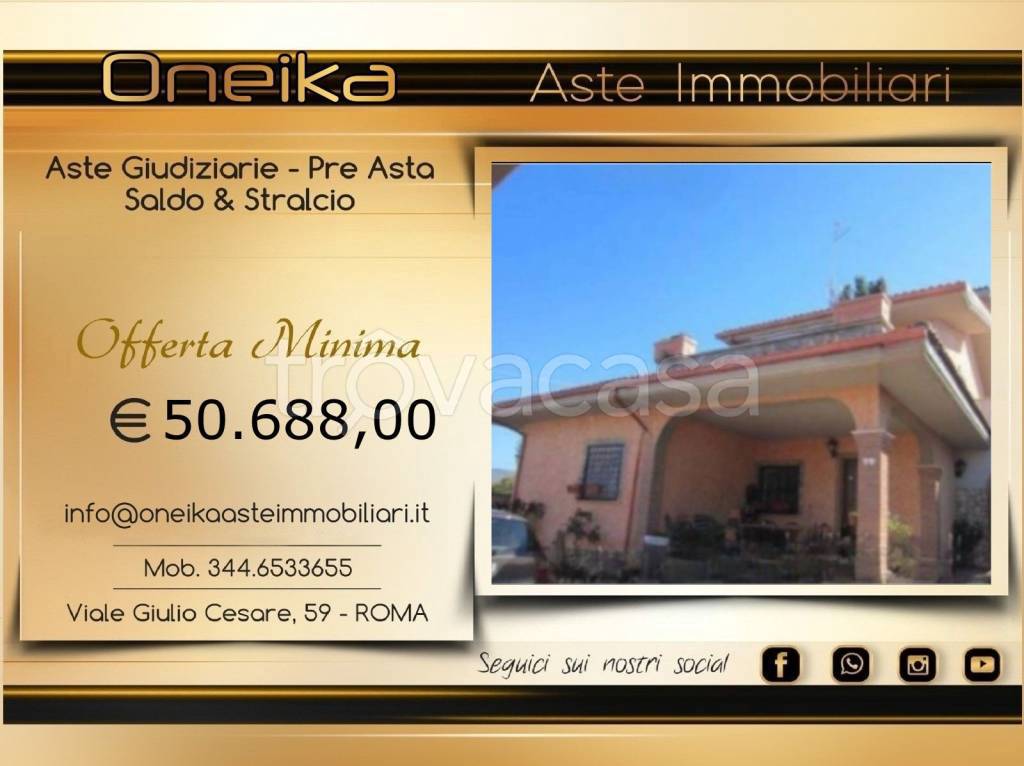 casa indipendente in vendita a Roma in zona Giardini di Corcolle