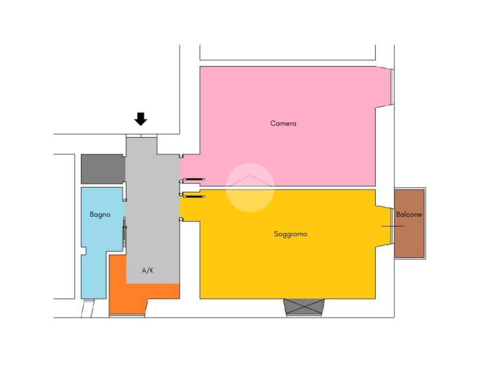 appartamento in vendita a Roma in zona Ostiense