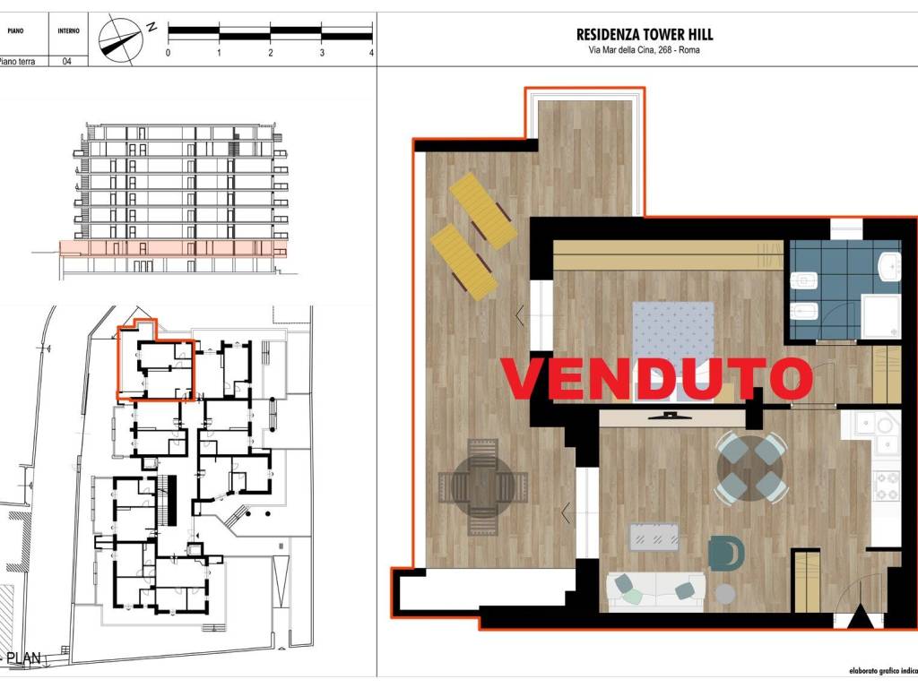 appartamento in vendita a Roma in zona Torrino