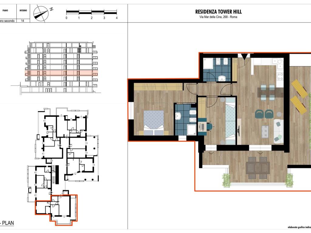 appartamento in vendita a Roma in zona Torrino
