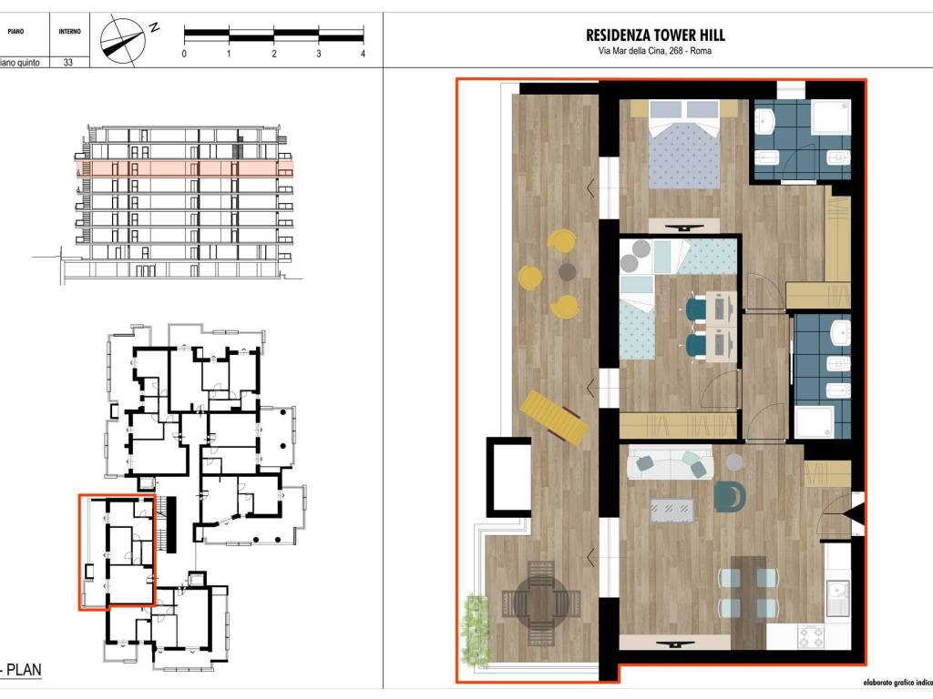 appartamento in vendita a Roma in zona Torrino