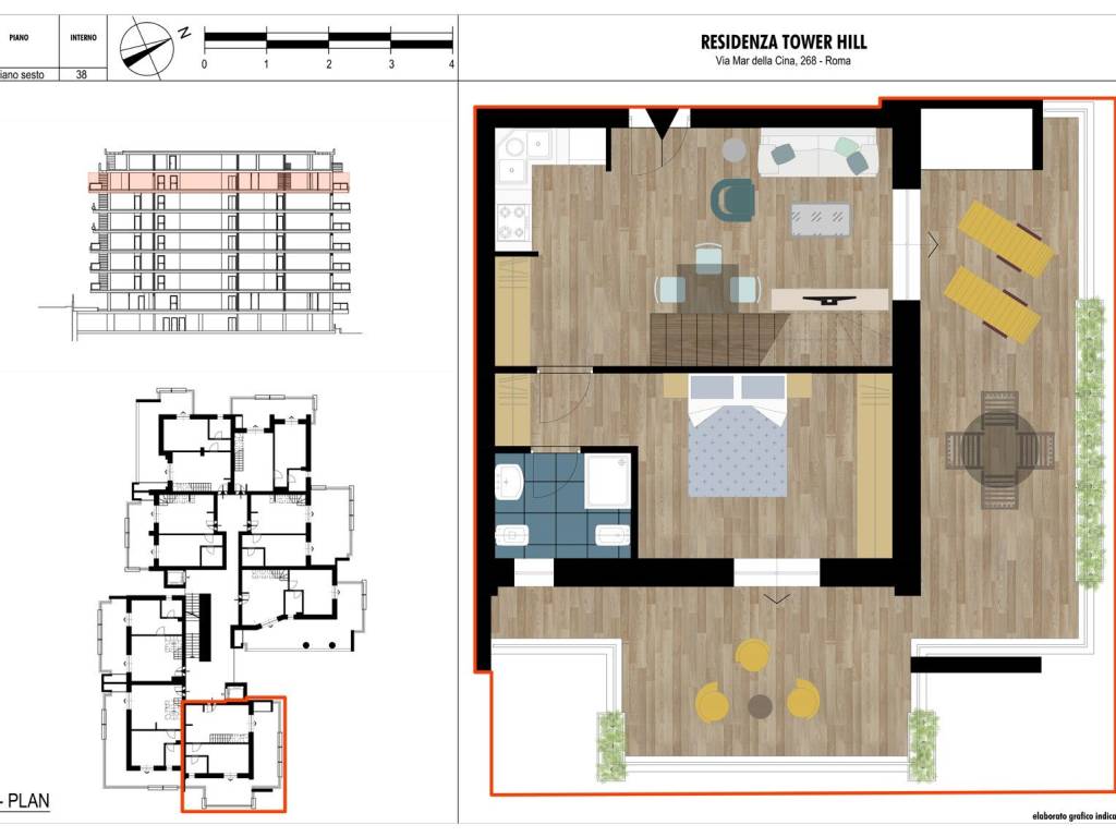 appartamento in vendita a Roma in zona Torrino
