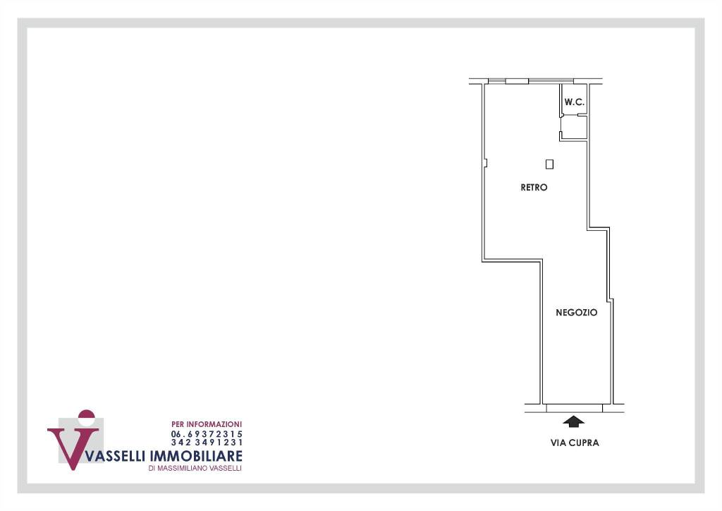 negozio in vendita a Roma in zona Pietralata
