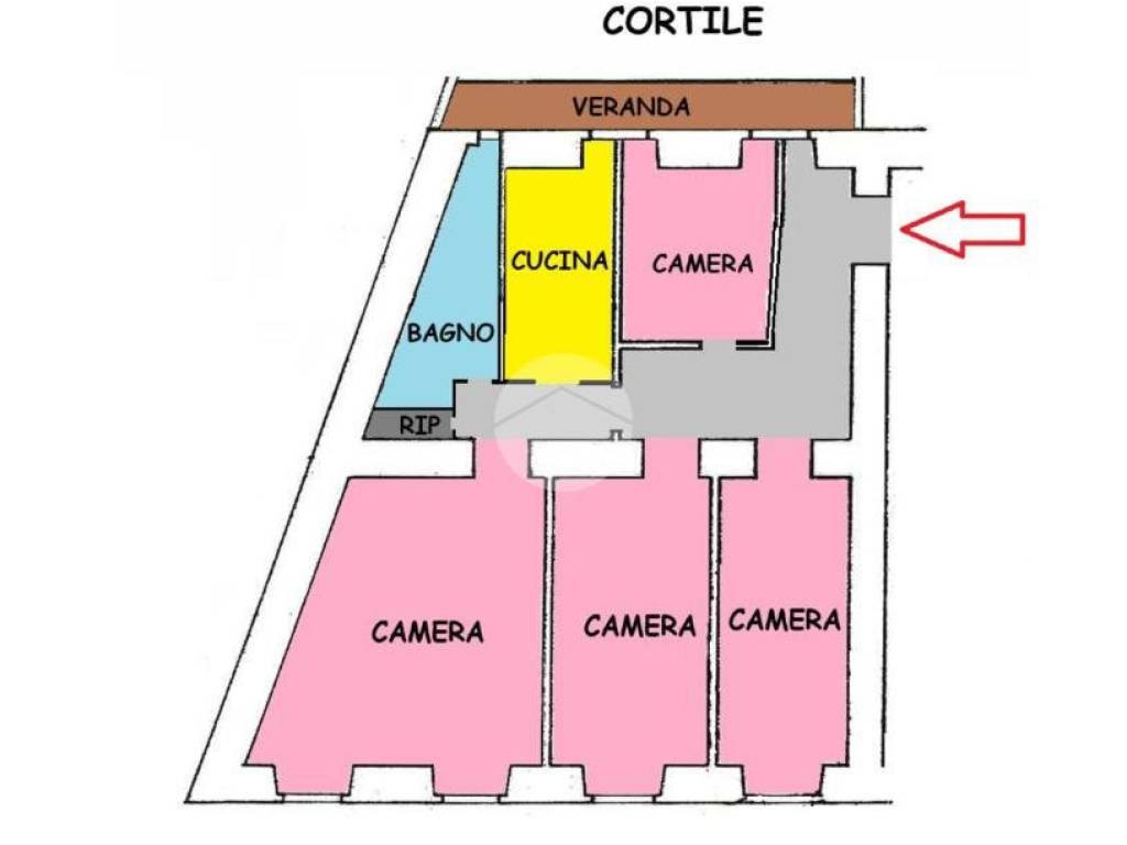 appartamento in vendita a Roma in zona Esquilino
