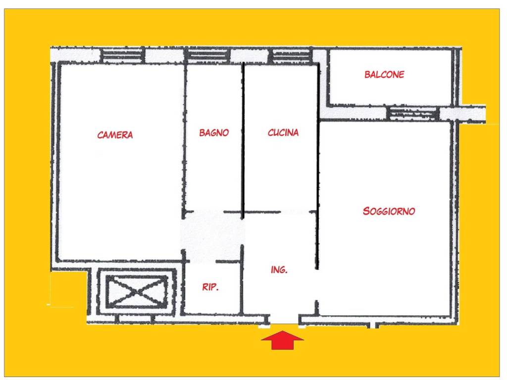 appartamento in vendita a Roma in zona Tiburtino