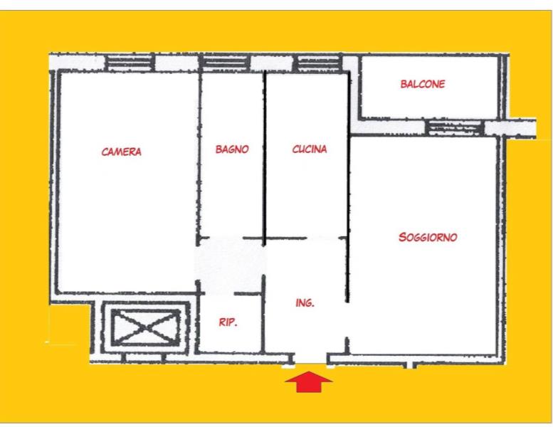 appartamento in vendita a Roma in zona Prenestino-Labicano