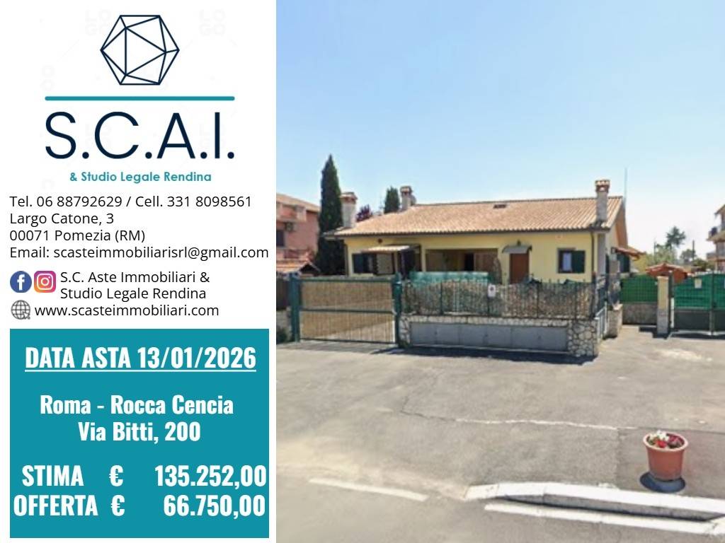 appartamento in vendita a Roma in zona Finocchio