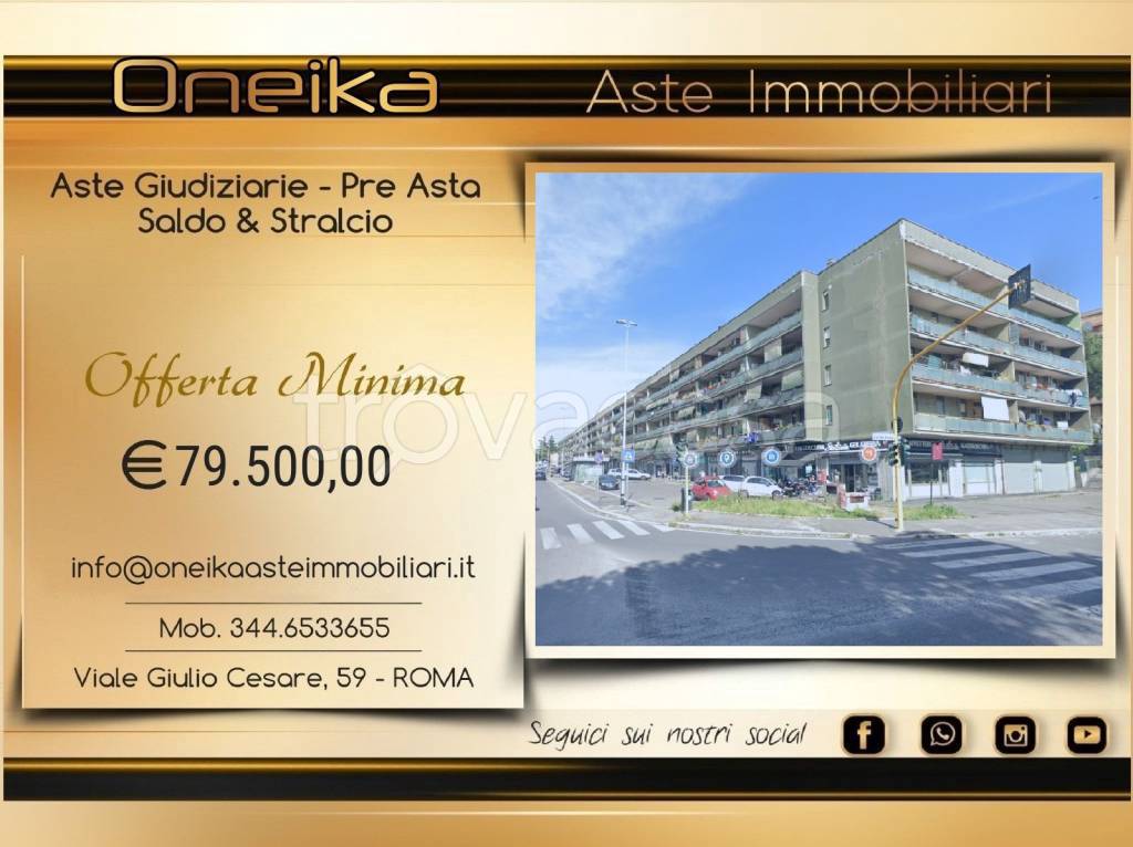 appartamento in vendita a Roma in zona Borghesiana