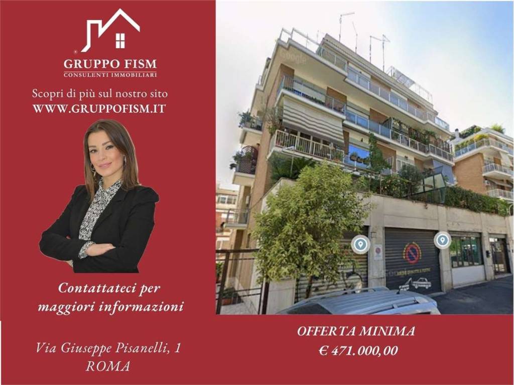 appartamento in vendita a Roma in zona Gianicolense