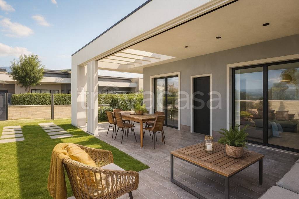 casa indipendente in vendita a Roma in zona Finocchio