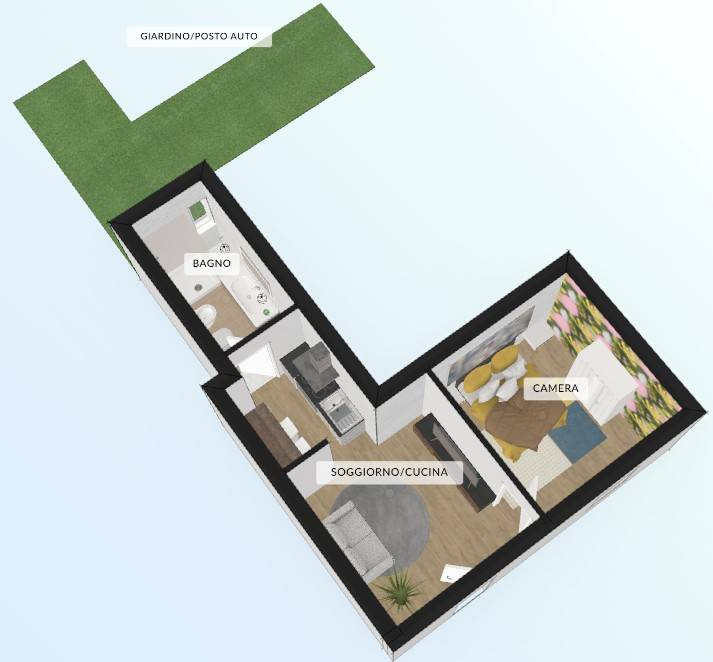 appartamento in vendita a Roma in zona Tor Vergata/Torrenova