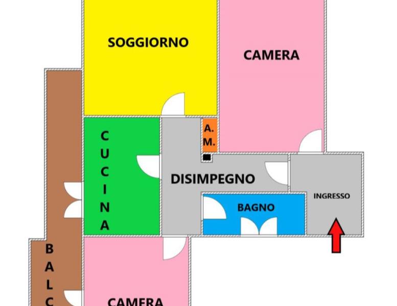 appartamento in vendita a Roma in zona Monte Sacro/Talenti