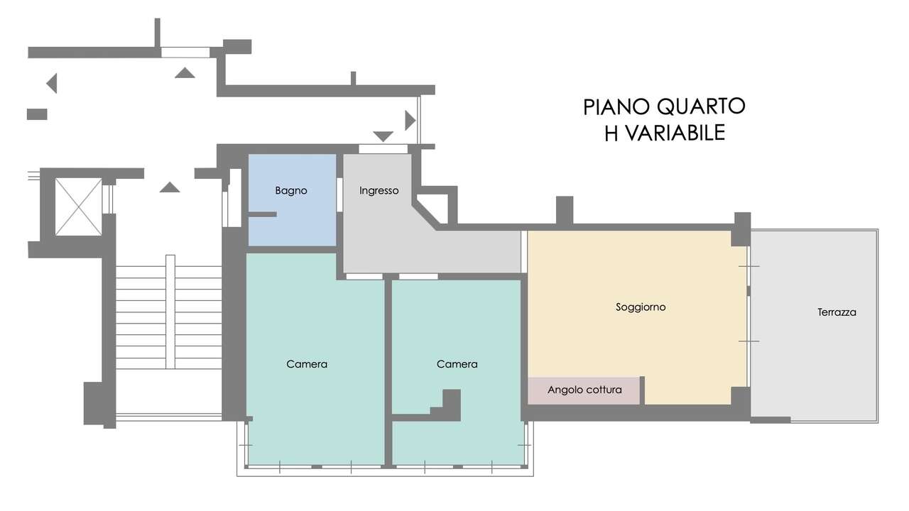 appartamento in vendita a Roma in zona Tor di Quinto