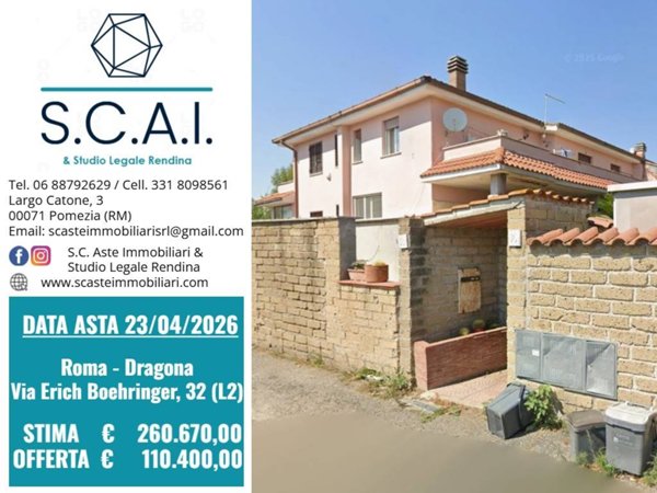 casa indipendente in vendita a Roma in zona Dragona/Bagnoletto