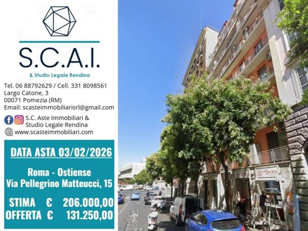 appartamento in vendita a Roma in zona Ostiense