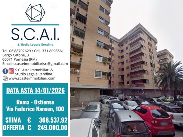 appartamento in vendita a Roma in zona Ostiense