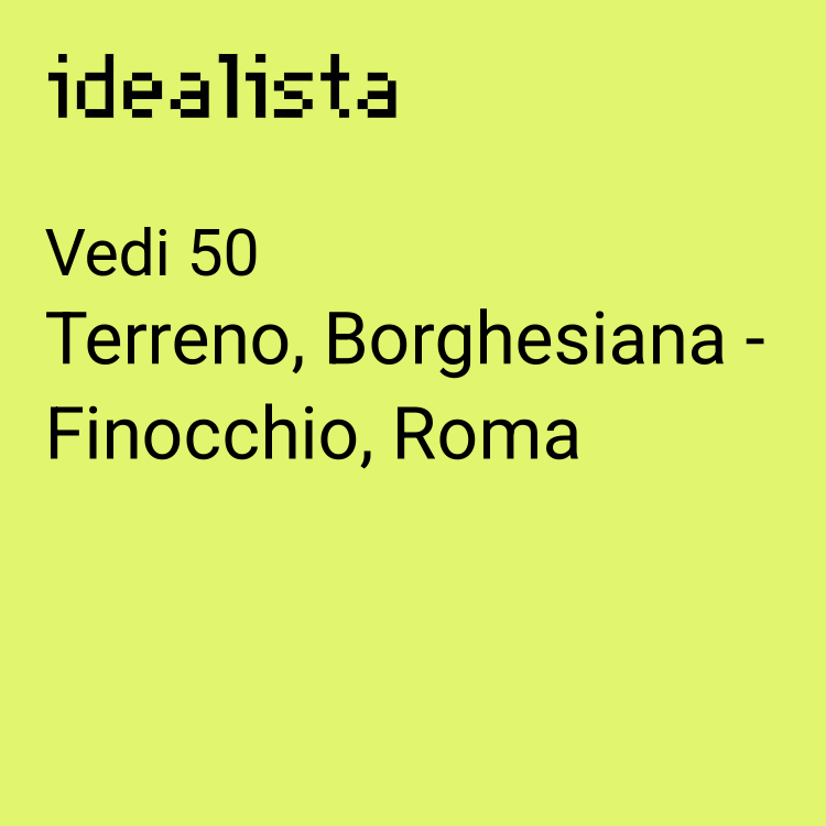 terreno edificabile in vendita a Roma in zona Borghesiana