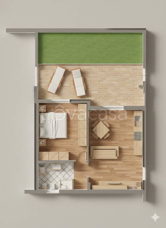 appartamento in vendita a Roma in zona Massimina/Casal Lumbroso