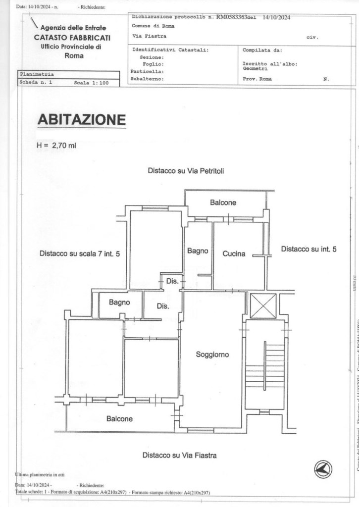 appartamento in vendita a Roma in zona Castel Giubileo