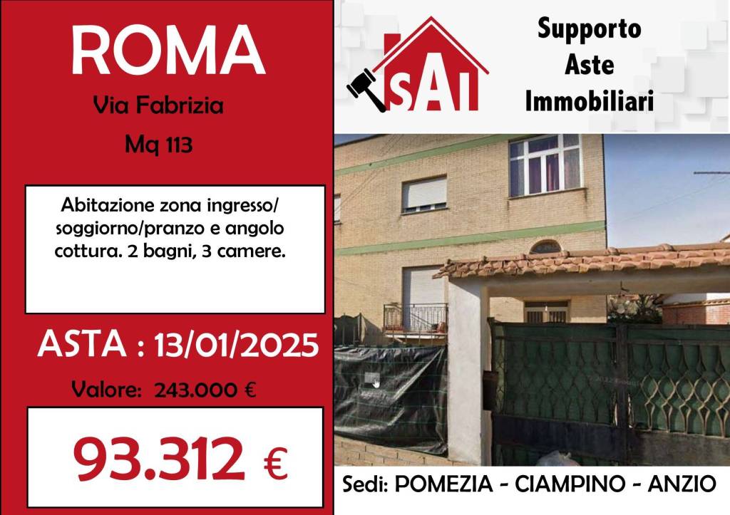 appartamento in vendita a Roma in zona Casal Morena