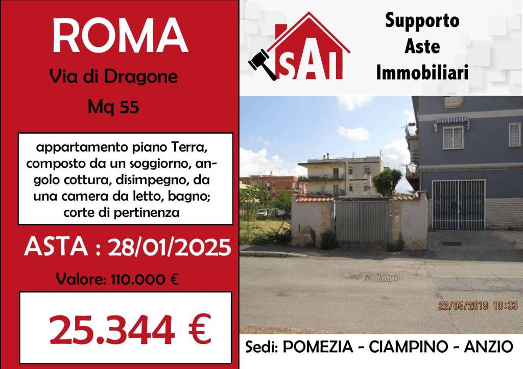 appartamento in vendita a Roma in zona Dragona/Bagnoletto