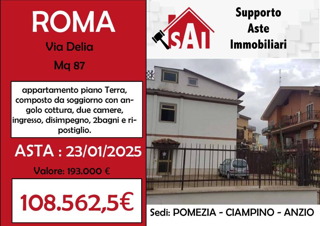 appartamento in vendita a Roma in zona Tor Sapienza