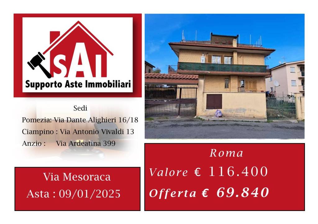 appartamento in vendita a Roma in zona Finocchio