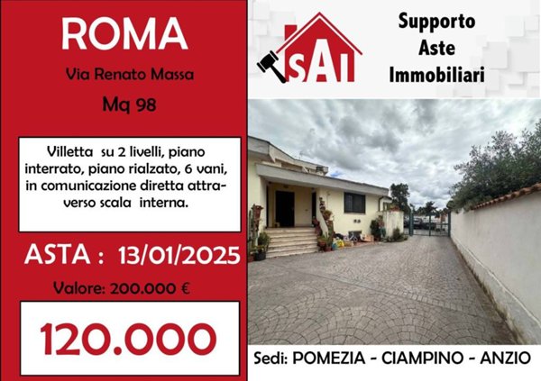casa indipendente in vendita a Roma in zona Dragona/Bagnoletto