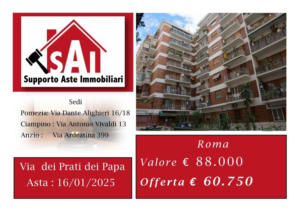 appartamento in vendita a Roma