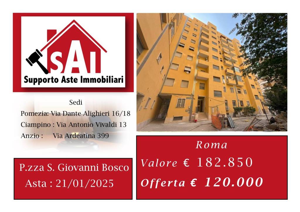 appartamento in vendita a Roma in zona Don Bosco