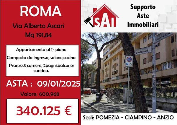 appartamento in vendita a Roma in zona Ardeatino