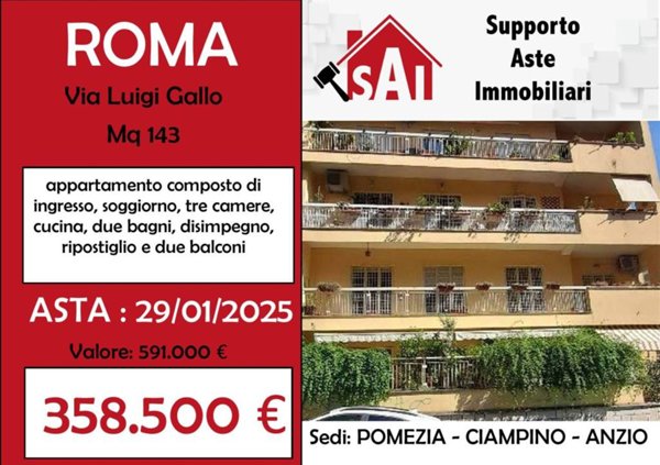 appartamento in vendita a Roma
