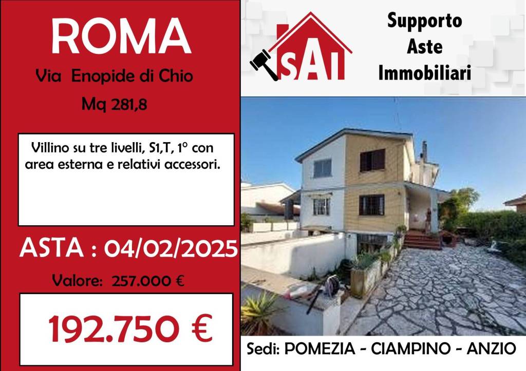 casa indipendente in vendita a Roma in zona Casal Palocco