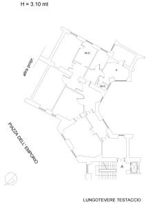 appartamento in vendita a Roma in zona Testaccio