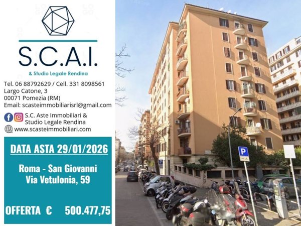 appartamento in vendita a Roma in zona Appio Latino