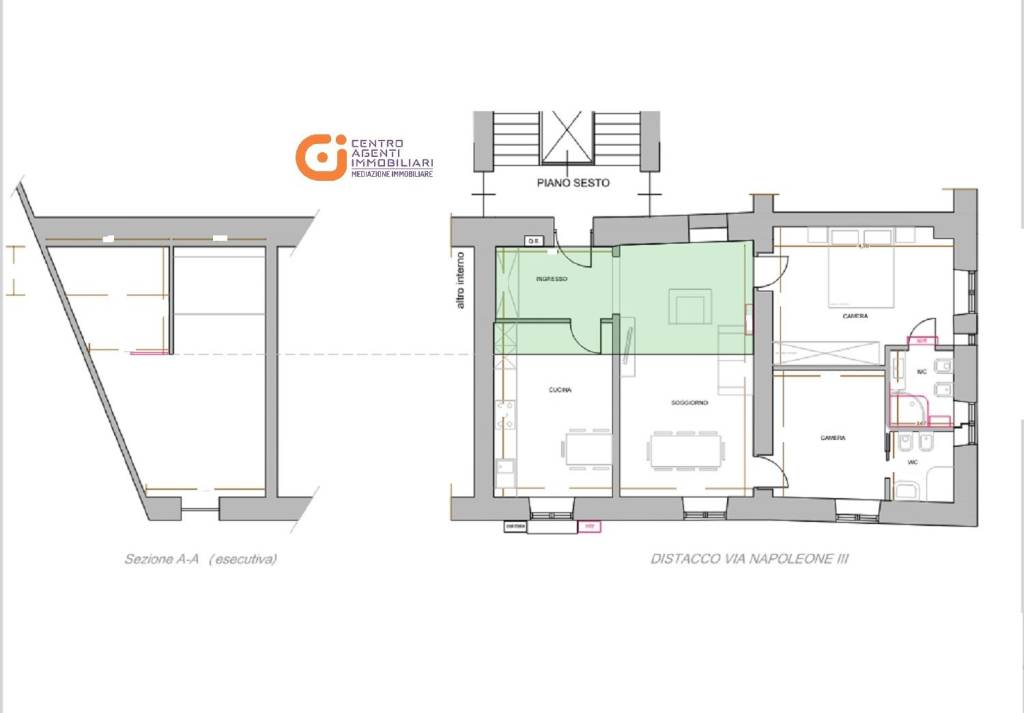 appartamento in vendita a Roma in zona Esquilino