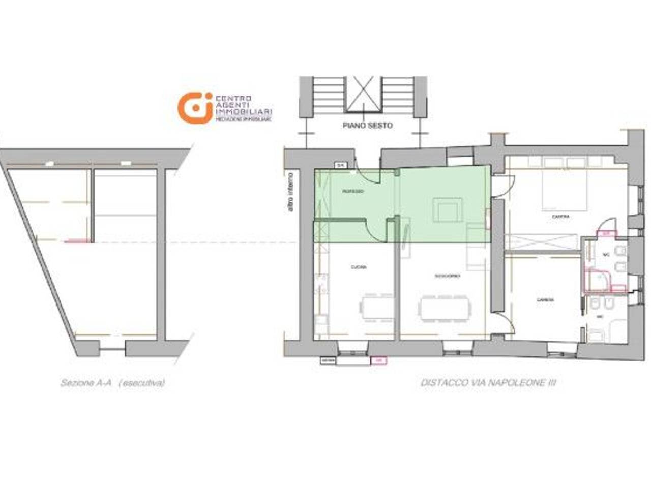 appartamento in vendita a Roma in zona Esquilino