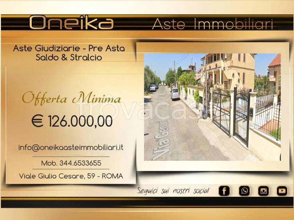 casa indipendente in vendita a Roma in zona Finocchio