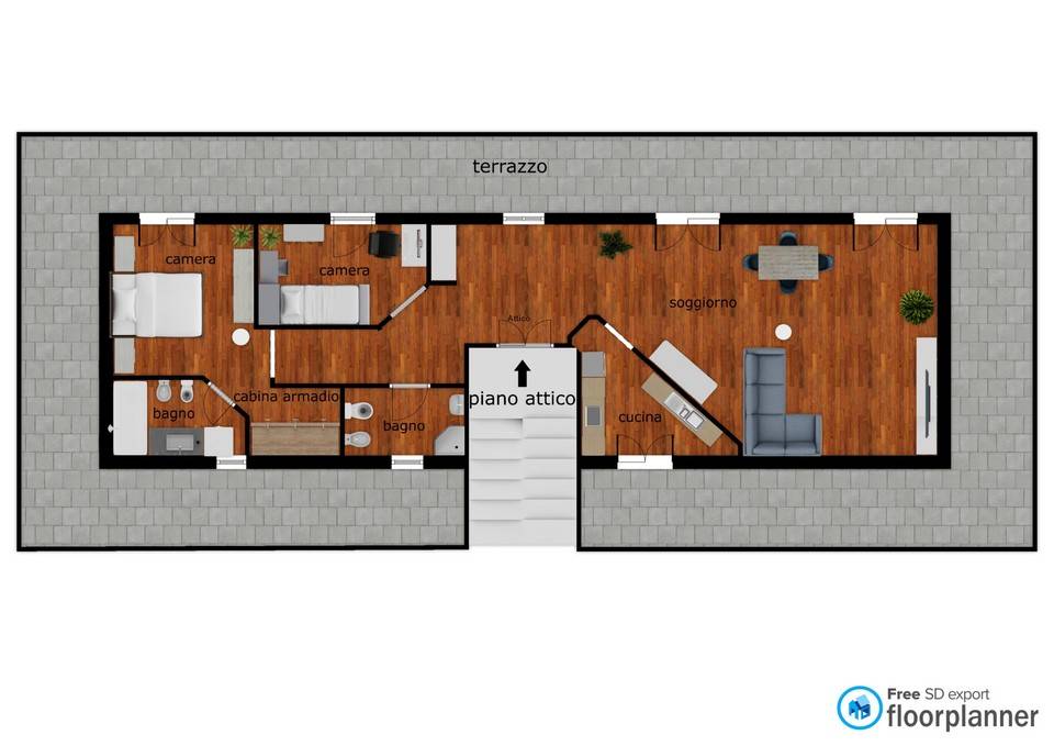 appartamento in vendita a Roma in zona Primavalle