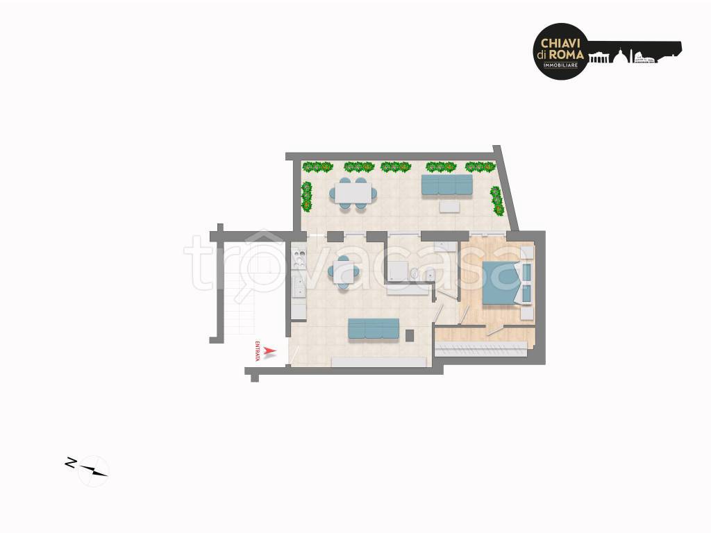 appartamento in vendita a Roma in zona Torrevecchia