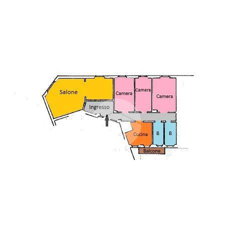 appartamento in vendita a Roma in zona Della Vittoria