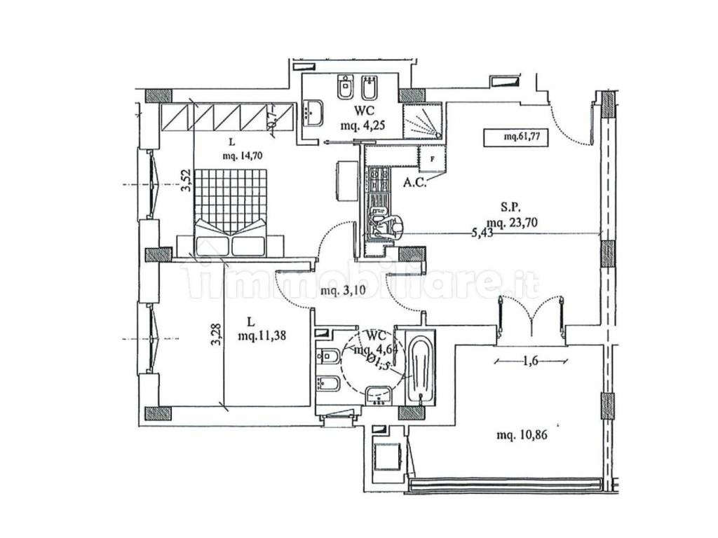 appartamento in vendita a Roma in zona Castel di Leva