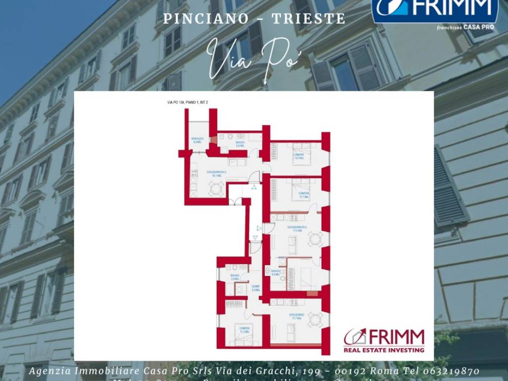 appartamento in vendita a Roma in zona Salario