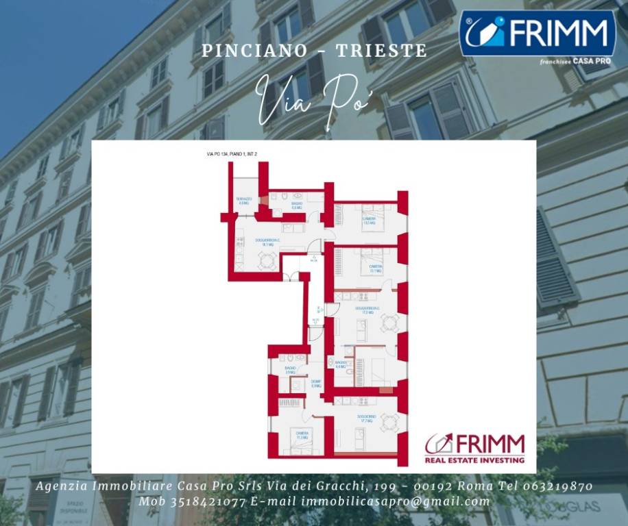 appartamento in vendita a Roma in zona Salario