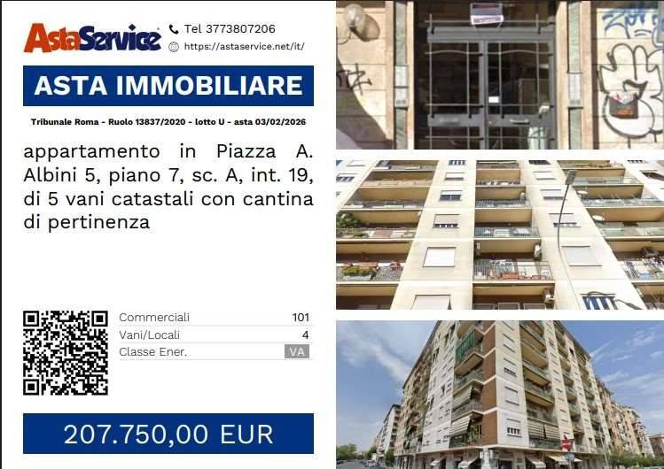 appartamento in vendita a Roma in zona Ostiense