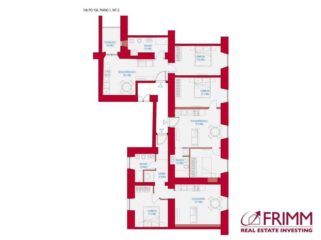 appartamento in vendita a Roma in zona Salario