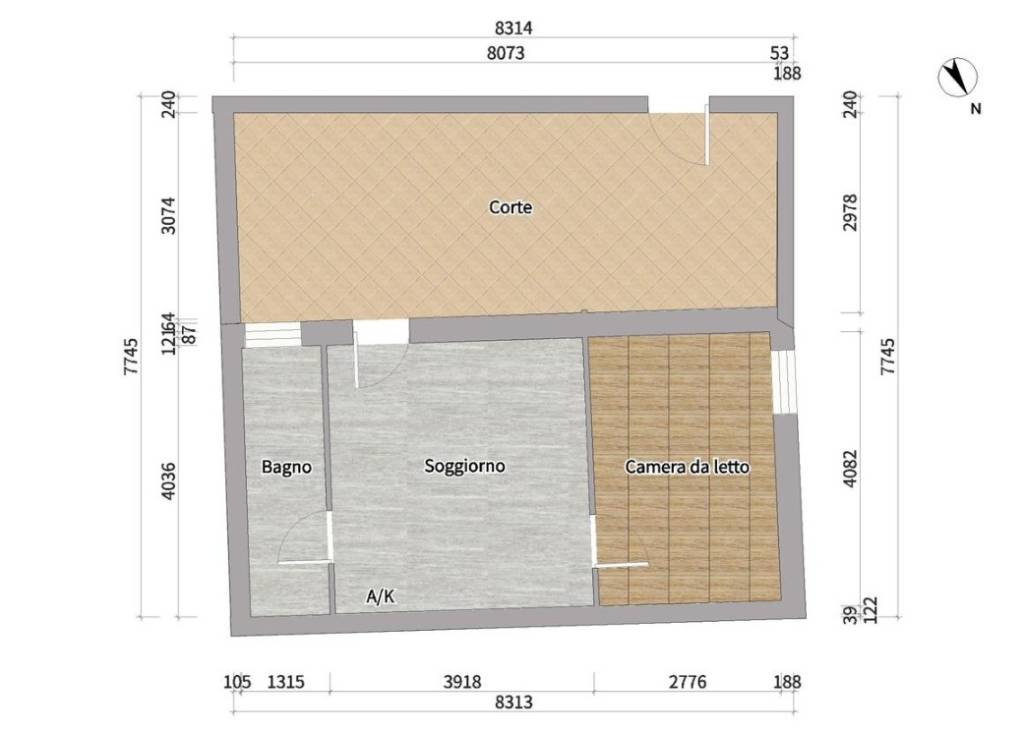 appartamento in vendita a Roma in zona Cinecittà