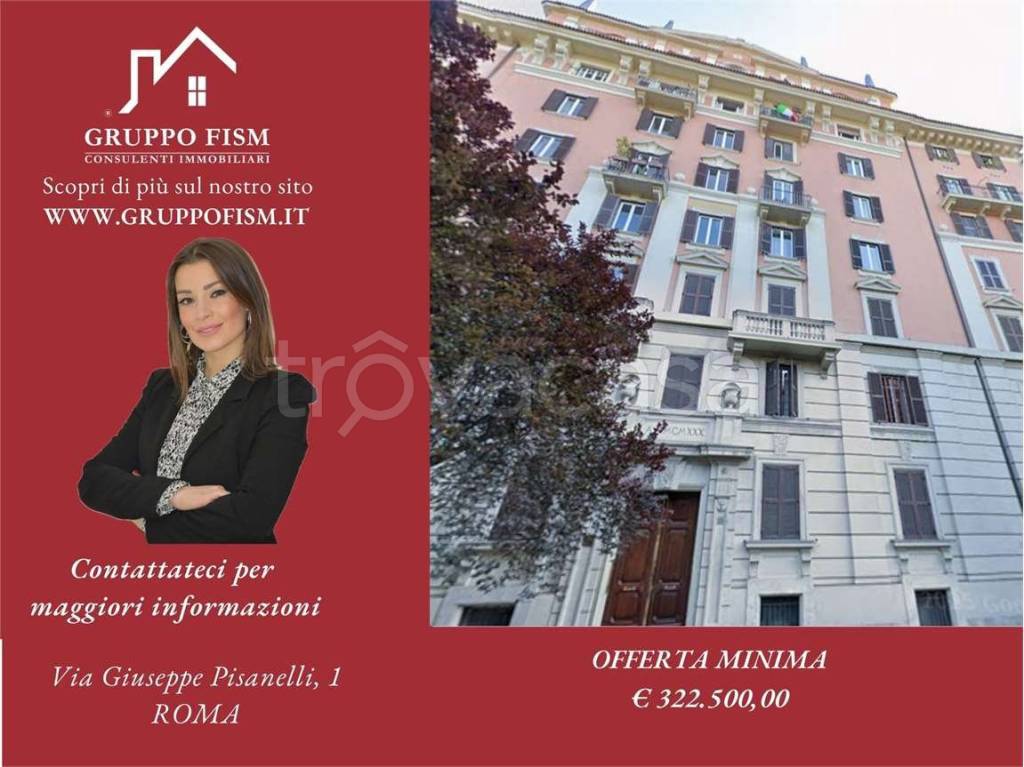 appartamento in vendita a Roma in zona Della Vittoria